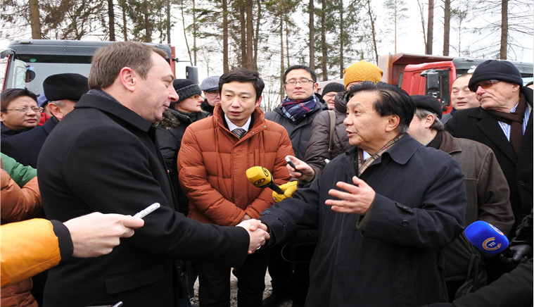 Official beginning of the first project construction - CJSC China Merchants Logistics and Commerce Park