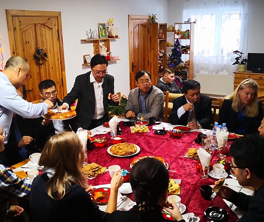 Церемония дарения котельной детской деревне ТЕПЛЫЙ ДОМ ДЕТЯМ