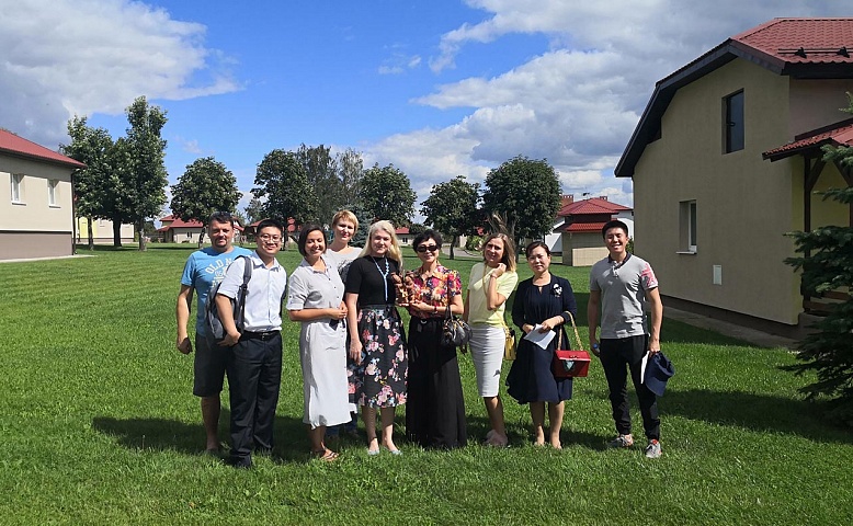 The ceremony of donation of a boiler to Children's Village WARM HOUSE FOR CHILDREN