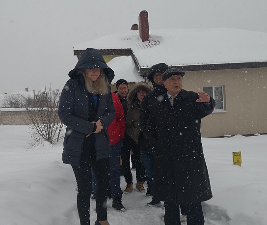 The ceremony of donation of a boiler to Children's Village WARM HOUSE FOR CHILDREN
