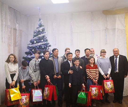 Церемония дарения котельной детской деревне ТЕПЛЫЙ ДОМ ДЕТЯМ