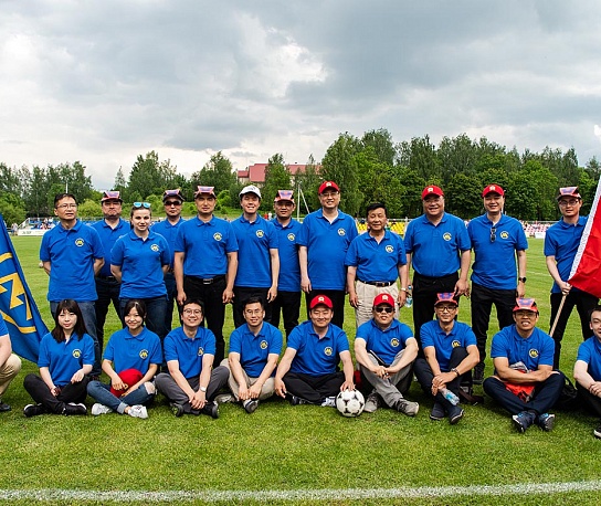 Sponsorship assistance for the construction of the Smolevichi district stadium